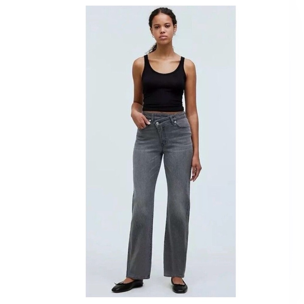 Madewell Women's Gray 90’s Straight Leg Jeans Sz 31 Fair Trade
